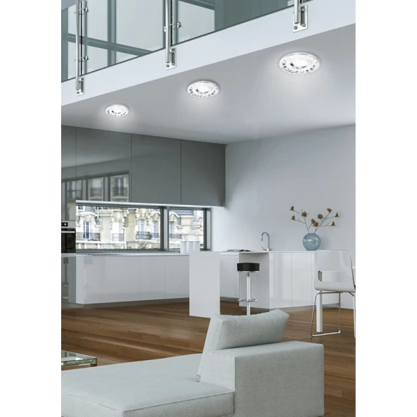 Точковий світильник врізний Candellux SK-94 GU10 хром 2273617 - Фото 4