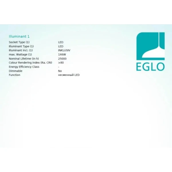 Точковий світильник Eglo BISCARI 6Вт 2700К білий 61599 - Фото 2