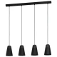 Підвісний світильник Eglo CANTERRAS E27 чорний 99545
