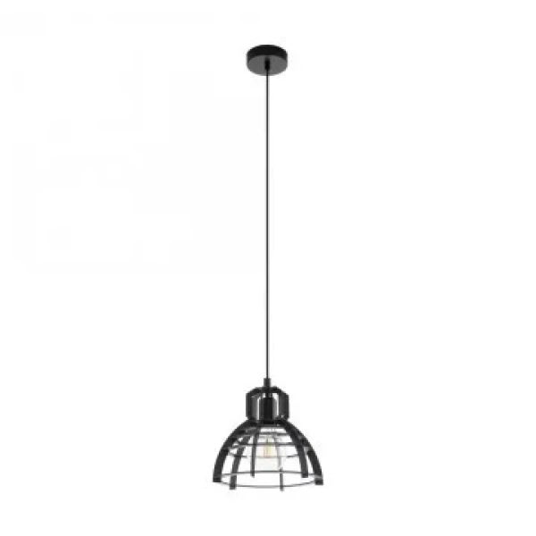 Підвісний світильник Eglo IPSWICH E27 чорний 49157
