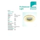 Точковий світильник Eglo TEDO PRO GU10 латунний 61514
