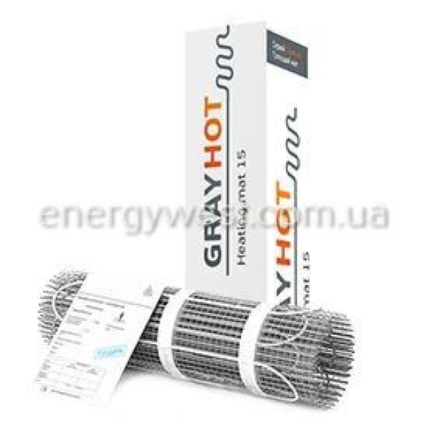 Тепла підлога (двожильний нагрівальний мат) GRAYHOT Одескабель