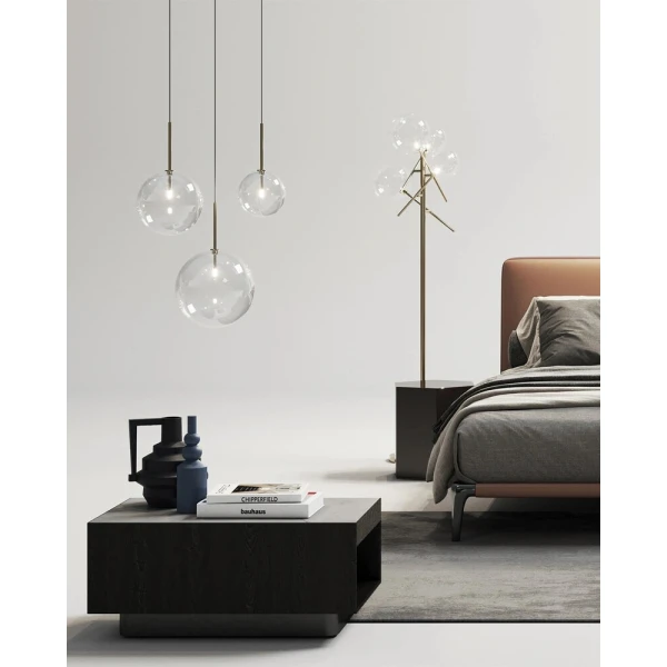 Торшер Ideal Lux EQUINOXE G4 прозорий 290966 - Фото 3