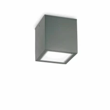 Ideal Lux TECHO GU10 сірий 251516. Вуличний стельовий світильник