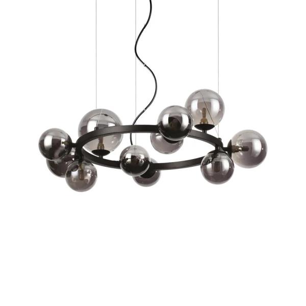 Підвісна люстра Ideal Lux PERLAGE G9 димчастий 271392 - Фото 1