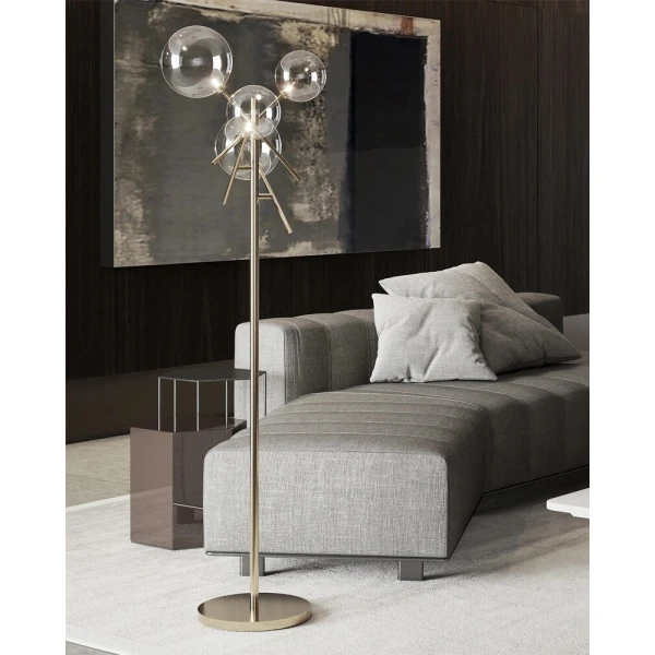 Торшер Ideal Lux EQUINOXE G4 прозорий 290959 - Фото 2