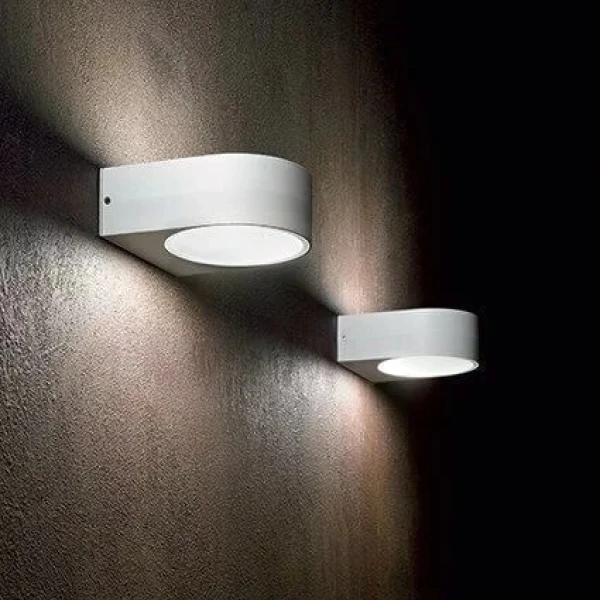 Фасадний світильник Ideal Lux IKO E27 білий 018522 - Фото 2