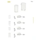 Накладний точковий світильник Ideal Lux TOWER GU10 білий 155791