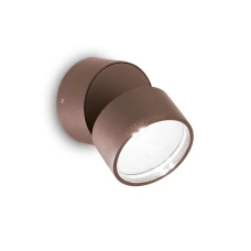 Ideal Lux OMEGA 7Вт 4000К коричневий 285498. Фасадний світильник