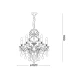 Люстра-свічка Ideal Lux GIOCONDA E14 золотий 060507