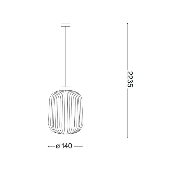 Підвісний світильник IDEAL LUX MINT E27 димчастий 237442 - Фото 4