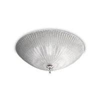 Ideal Lux SHELL E27 прозорий 008622. Стельовий світильник