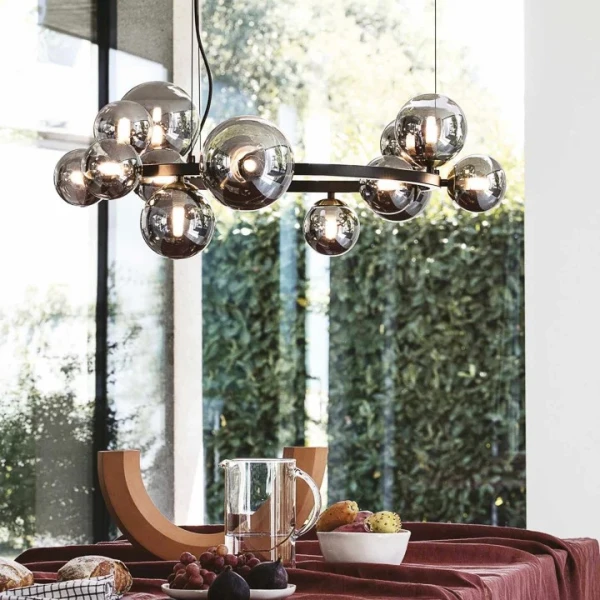 Підвісна люстра Ideal Lux PERLAGE G9 димчастий 271385 - Фото 2
