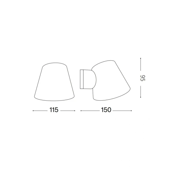 Фасадний світильник Ideal Lux GAS GU10 сірий 091525 - Фото 3