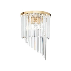 Ideal Lux CARLTON E14 золотий 213491. Декоративне бра