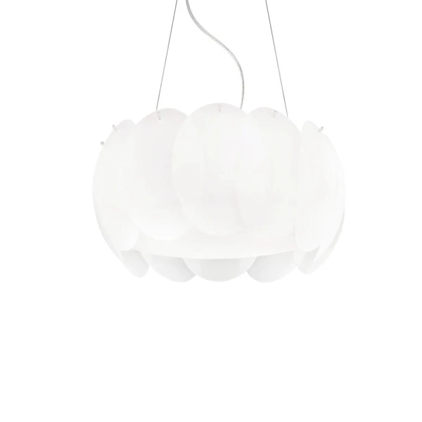 Підвісний світильник IDEAL LUX OVALINO E27 білий 074139 - Фото 1