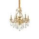 Люстра-свічка Ideal Lux GIOCONDA E14 золотий 060507