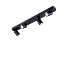 Ideal Lux RUDY GU10 чорний 229072. Стельовий світильник