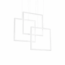 Ideal Lux FRAME 80Вт 3000К білий 253596. Підвісний світильник