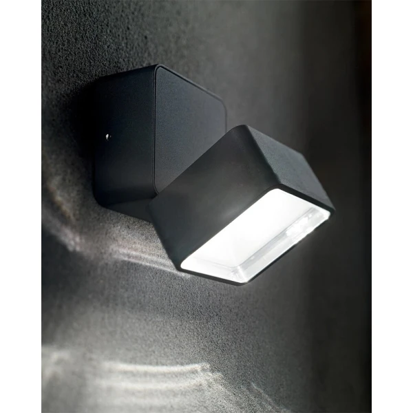 Фасадний світильник IDEAL LUX OMEGA 7Вт 4000К чорний 285535 - Фото 3