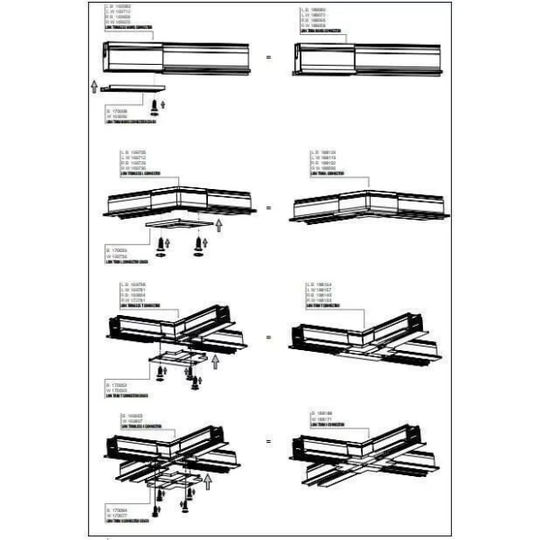 Конектор Ideal Lux LINK TRIM білий 188072 - Фото 3
