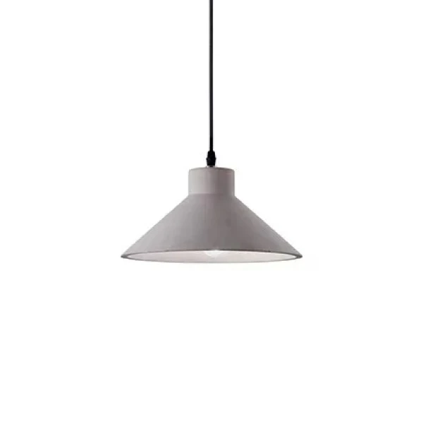 Підвісний світильник IDEAL LUX OIL E27 сірий 129099 - Фото 1