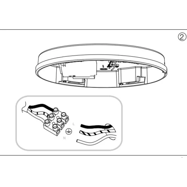 Стельовий світильник Ideal Lux HALO 17Вт 4000К білий 223193 - Фото 5