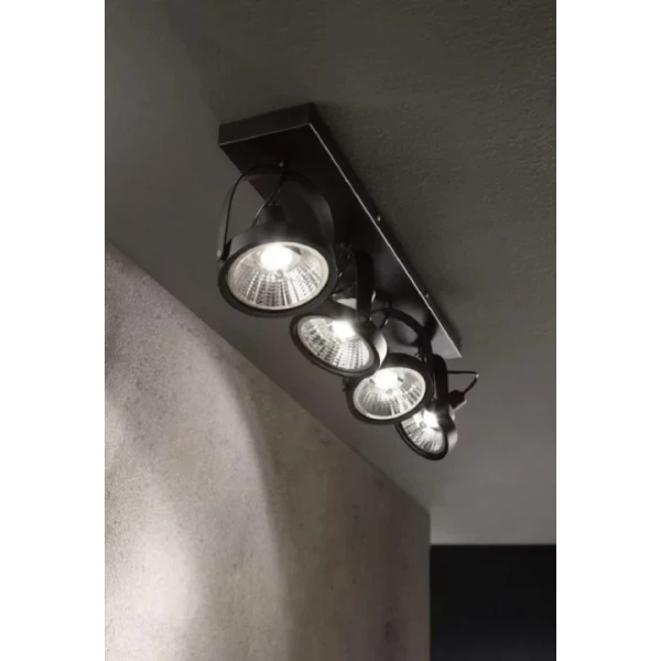 Бра спрямованого світла спрямованого світла Ideal Lux GLIM GU10 чорний 200255 - Фото 3
