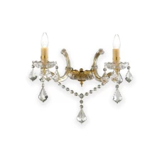 Ideal Lux FLORIAN E14 золотий 035659. Бра-свічка