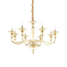 Ideal Lux DANIELI E14 помаранчевий 159973. Люстра-свічка