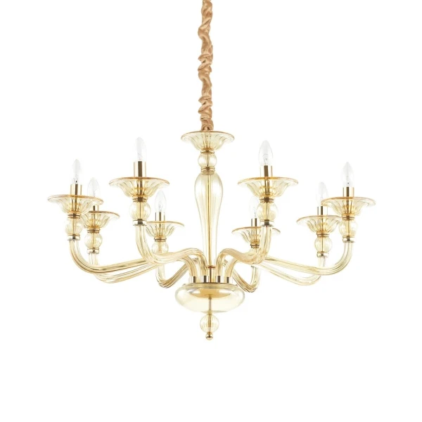 Люстра-свічка Ideal Lux DANIELI E14 помаранчевий 159973 - Фото 1