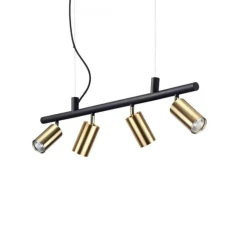 Ideal Lux DYNAMITE GU10 латунь 244624. Підвісний світильник