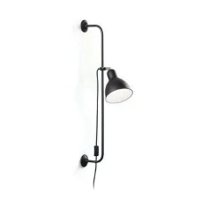 Ideal Lux SHOWER E27 чорний 179643. Декоративне бра