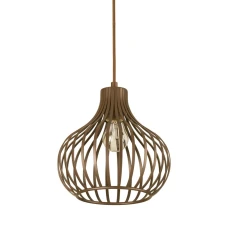 Ideal Lux ONION E27 коричневий 205281. Підвісний світильник