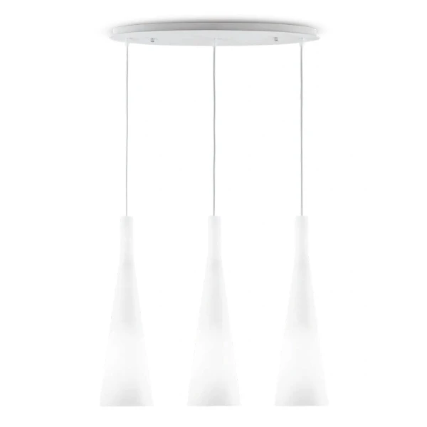 Підвісний світильник IDEAL LUX MILK E27 білий 030326 - Фото 1