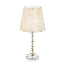 Ideal Lux QUEEN E27 золотий 077758. Декоративна настільна лампа