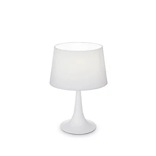 Декоративна настільна лампа Ideal Lux LONDON E27 білий 110530
