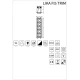 Врізний точковий світильник IDEAL LUX LIKA 10Вт 3000К білий 206219