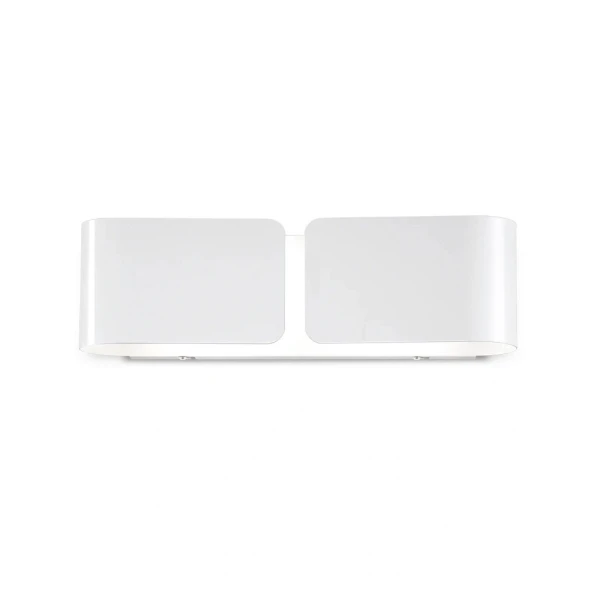 Бра IDEAL LUX CLIP E27 білий 014166 - Фото 1