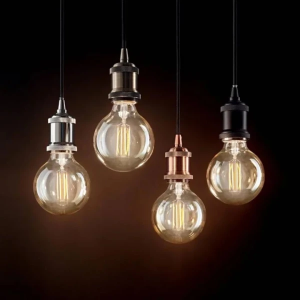 Підвісний світильник Ideal Lux FRIDA E27 бронзовий 122083 - Фото 2