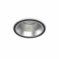 Ideal Lux OFF 28Вт 4000К чорний 266589. Стельовий світильник