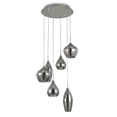 Ideal Lux SOFT E14 сірий 111841. Підвісний світильник
