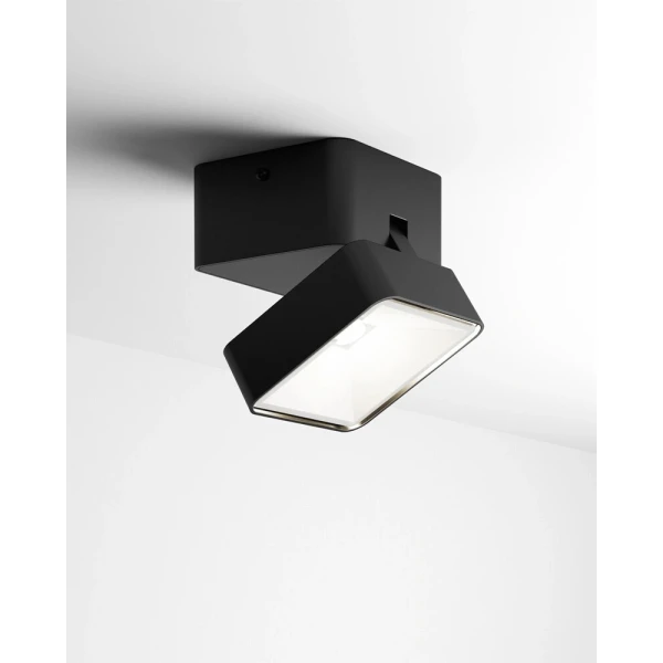 Фасадний світильник IDEAL LUX OMEGA 7Вт 4000К чорний 285535 - Фото 2