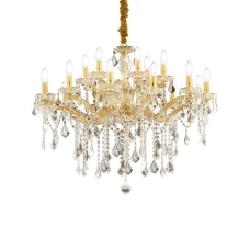 Ideal Lux FLORIAN E14 золотий 075181. Люстра-свічка
