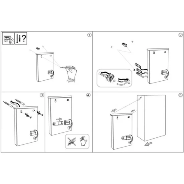Бра Ideal Lux FLASH G9 білий 214689 - Фото 2