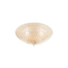 Ideal Lux SHELL E27 помаранчевий 140179. Стельовий світильник
