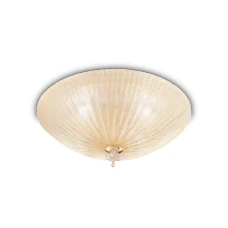 Ideal Lux SHELL E27 помаранчевий 140193. Стельовий світильник