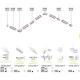 Конектор Ideal Lux LINK TRIM черний 256092