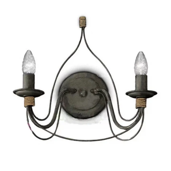Бра-свічка IDEAL LUX CORTE E14 коричневий 057200