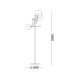 Торшер Ideal Lux EQUINOXE G4 прозорий 290966